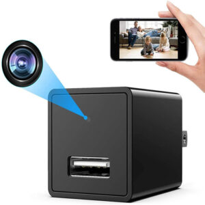 Chargeur Caméra discret intégré 1080 p HD contrôler via téléphone et wifi